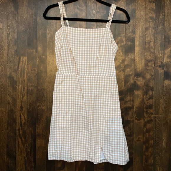 BROWN Abercrombie and Finch Wide Strap Mini Dress - Picture 8 of 14